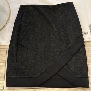 Shimmery express envelope skirt